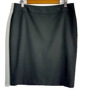 Jones New York NWT Stretch The Lucy Skirt Size 10 Black Fully Lined